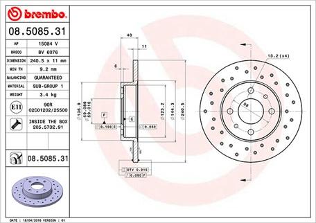 Magneti Marelli 360406126801 - Bremžu diski www.autospares.lv