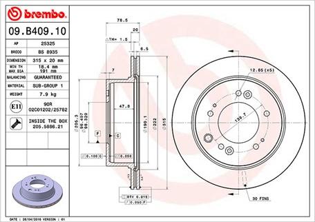 Magneti Marelli 360406120600 - Bremžu diski www.autospares.lv