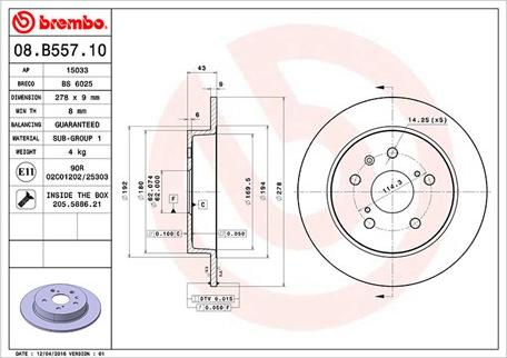 Magneti Marelli 360406120200 - Bremžu diski www.autospares.lv