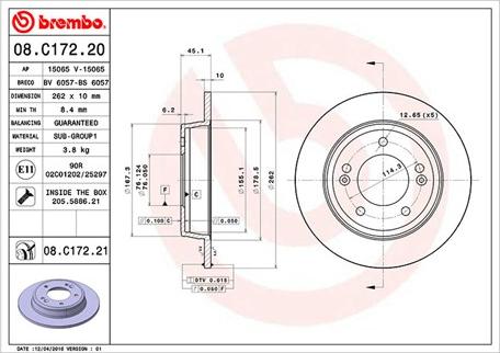 Magneti Marelli 360406121600 - Bremžu diski www.autospares.lv