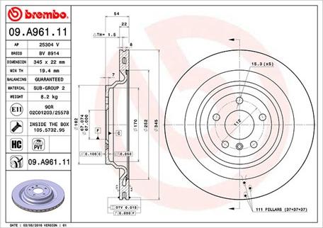 Magneti Marelli 360406122701 - Bremžu diski www.autospares.lv