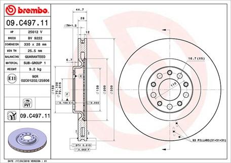 Magneti Marelli 360406127901 - Bremžu diski autospares.lv