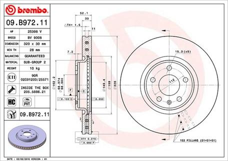 Magneti Marelli 360406127501 - Bremžu diski autospares.lv