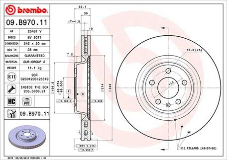 Magneti Marelli 360406127301 - Bremžu diski www.autospares.lv