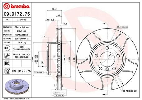 Magneti Marelli 360406175905 - Bremžu diski www.autospares.lv