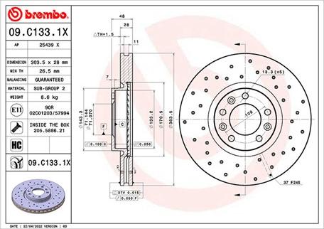 Magneti Marelli 360406176802 - Bremžu diski autospares.lv