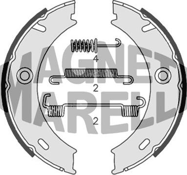 Magneti Marelli 360219198375 - Brake Shoe, Drum brakes www.autospares.lv