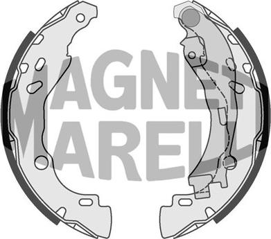 Magneti Marelli 360219198291 - Brake Shoe, Drum brakes www.autospares.lv