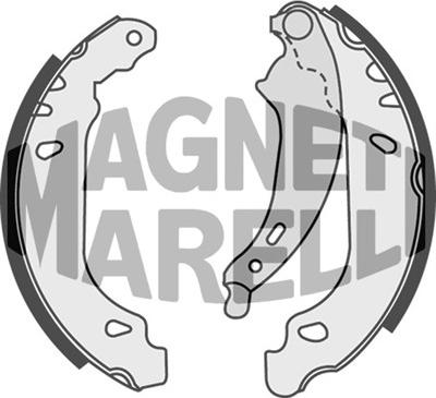 Magneti Marelli 360219192191 - Brake Shoe, Drum brakes www.autospares.lv