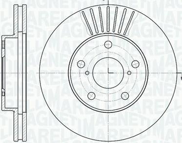 Magneti Marelli 361302040444 - Bremžu diski autospares.lv