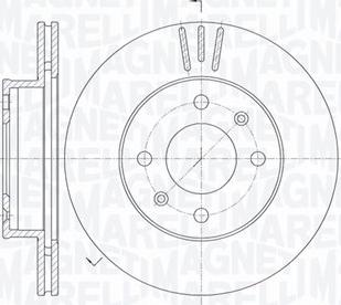 Magneti Marelli 361302040454 - Bremžu diski www.autospares.lv