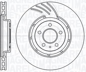 Magneti Marelli 361302040598 - Тормозной диск www.autospares.lv