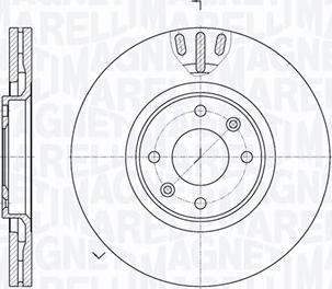 Magneti Marelli 361302040502 - Тормозной диск www.autospares.lv