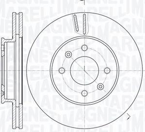 Magneti Marelli 361302040536 - Bremžu diski www.autospares.lv