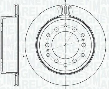 Magneti Marelli 361302040520 - Bremžu diski www.autospares.lv