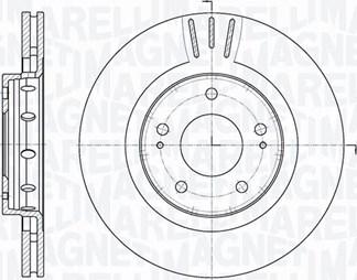 Magneti Marelli 361302040574 - Bremžu diski autospares.lv