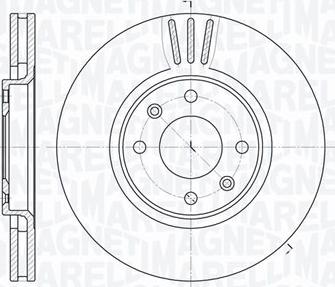 Magneti Marelli 361302040696 - Bremžu diski autospares.lv