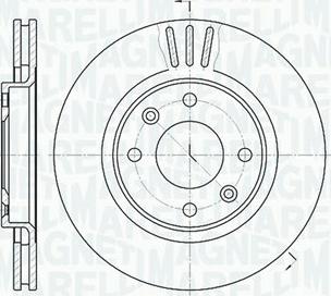 Magneti Marelli 361302040690 - Bremžu diski autospares.lv