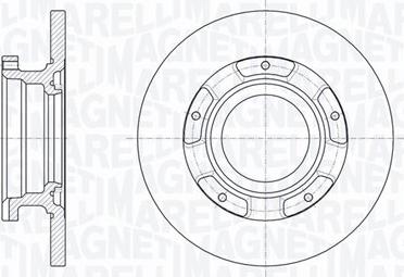 Magneti Marelli 361302040655 - Brake Disc www.autospares.lv