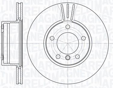 Magneti Marelli 361302040662 - Тормозной диск www.autospares.lv