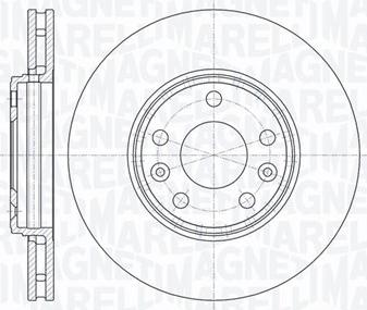 Magneti Marelli 361302040606 - Bremžu diski www.autospares.lv