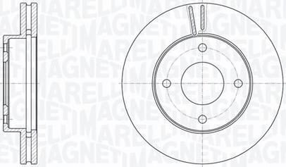 Magneti Marelli 361302040616 - Bremžu diski autospares.lv