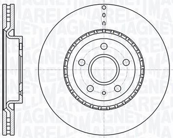 Magneti Marelli 361302040612 - Bremžu diski www.autospares.lv