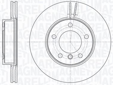 Magneti Marelli 361302040685 - Тормозной диск www.autospares.lv