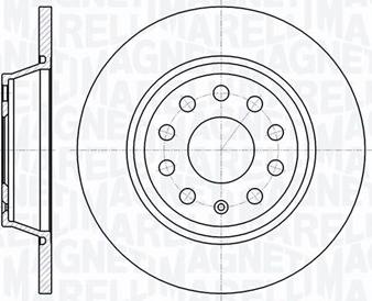 Magneti Marelli 361302040195 - Bremžu diski autospares.lv