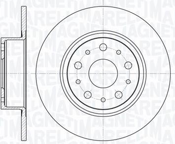 Magneti Marelli 361302040155 - Bremžu diski autospares.lv