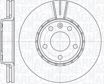 Magneti Marelli 361302040164 - Brake Disc www.autospares.lv