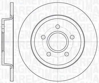 Magneti Marelli 361302040109 - Brake Disc www.autospares.lv