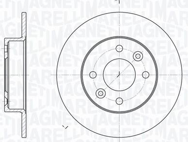Magneti Marelli 361302040183 - Bremžu diski autospares.lv