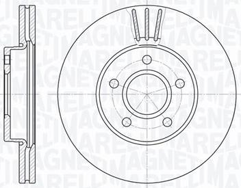 Magneti Marelli 361302040136 - Brake Disc www.autospares.lv