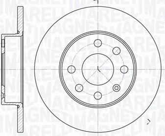 Magneti Marelli 361302040129 - Bremžu diski autospares.lv