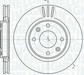 Magneti Marelli 361302040174 - Bremžu diski www.autospares.lv