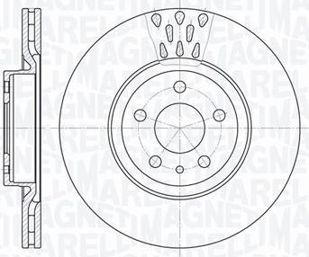 Magneti Marelli 361302040813 - Bremžu diski autospares.lv