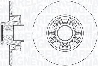 Magneti Marelli 361302040817 - Brake Disc www.autospares.lv