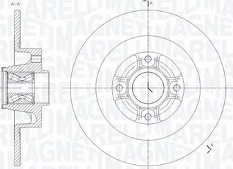 Magneti Marelli 361302040820 - Bremžu diski autospares.lv