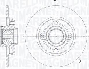 Magneti Marelli 361302040821 - Bremžu diski autospares.lv