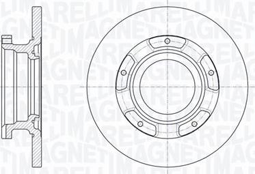 Magneti Marelli 361302040345 - Brake Disc www.autospares.lv