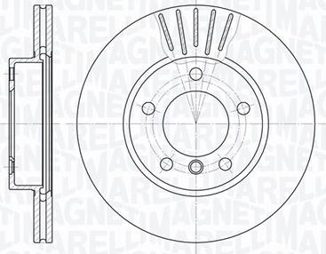 Magneti Marelli 361302040346 - Тормозной диск www.autospares.lv