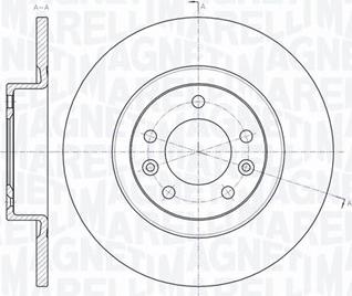 Magneti Marelli 361302040341 - Bremžu diski www.autospares.lv