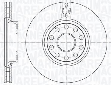 Magneti Marelli 361302040354 - Bremžu diski autospares.lv