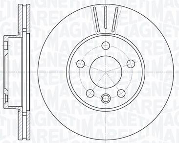 Magneti Marelli 361302040368 - Тормозной диск www.autospares.lv