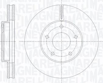 Magneti Marelli 361302040314 - Bremžu diski autospares.lv