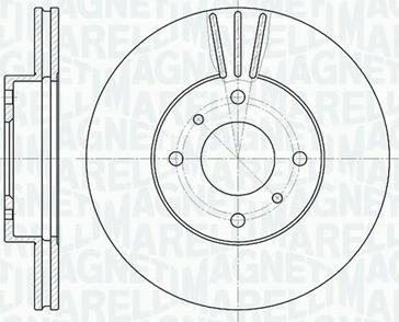 Magneti Marelli 361302040318 - Bremžu diski www.autospares.lv