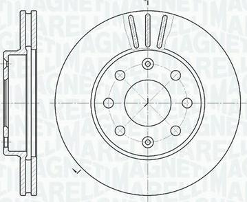 Magneti Marelli 361302040312 - Bremžu diski autospares.lv