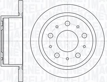 Magneti Marelli 361302040331 - Brake Disc www.autospares.lv