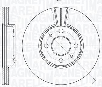 Magneti Marelli 361302040338 - Bremžu diski autospares.lv